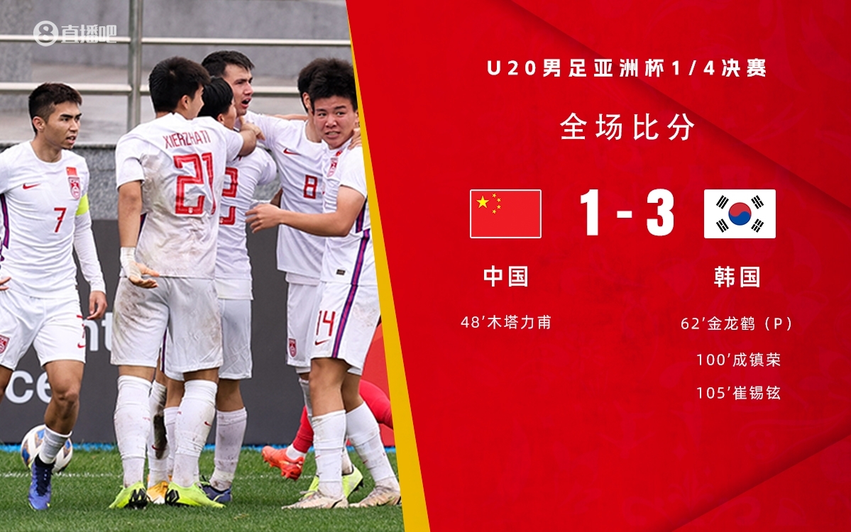 復(fù)仇！U22國足絕殺復(fù)仇韓國，2年前U20亞洲杯加時(shí)憾負(fù)無緣世青賽